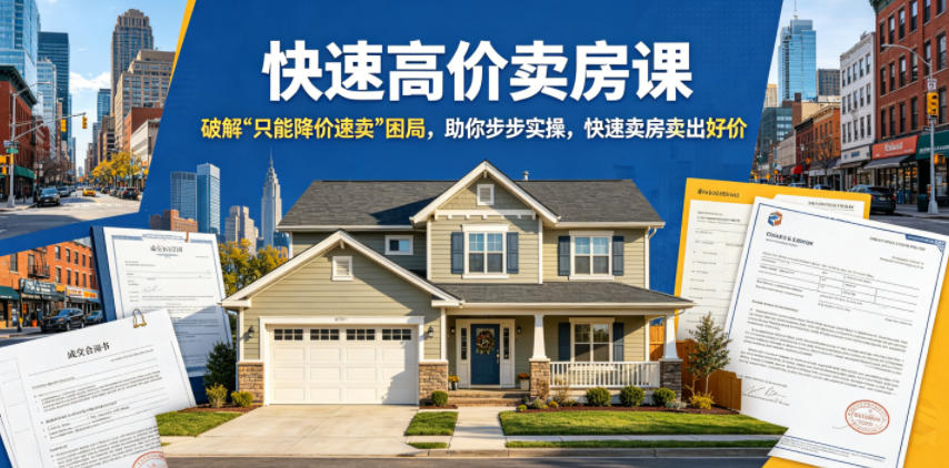 图片[1]_快速高价卖房课，破解“只能降价速卖”困局，助你步步实操，快速卖房卖出好价（更新2026）