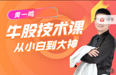 黄一鸣《牛股技术》实操课 15节_拾壹资源网