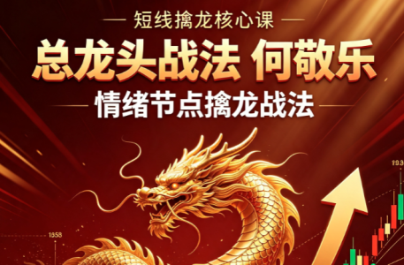 【总龙头战法 何敬乐】情绪节点擒龙战法_拾壹资源网