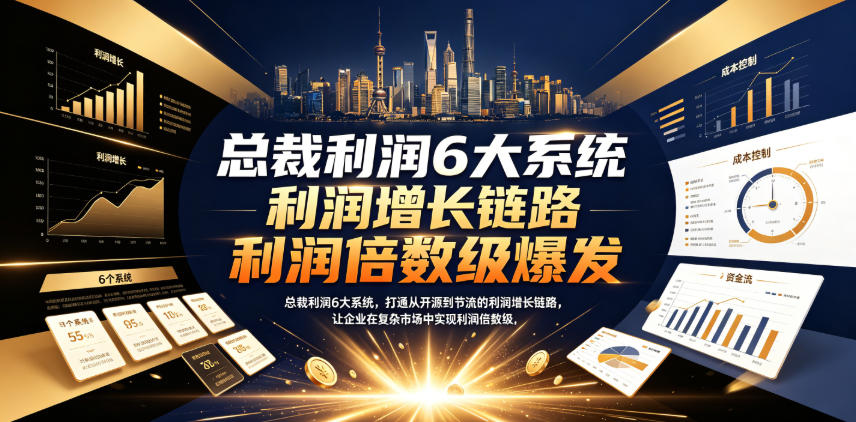 图片[1]_总裁利润6大系统，打通从开源到节流的利润增长链路，让企业在复杂市场中实现利润倍数级爆发