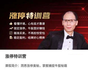 【股谱老王】王建涨停特训营_拾壹资源网